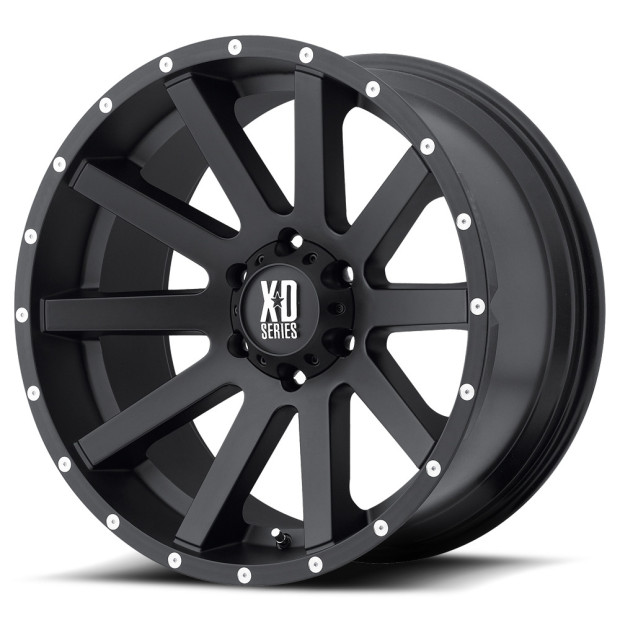 Jante aluminium 4x4 Kmc Xd818 Heist Satin Black 8x18 6x114.3 ET35 CB66.1 