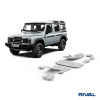 Pack de protections inférieures RIVAL 23333.4505.1.6 • Aluminium 6 mm • 5 pièces 