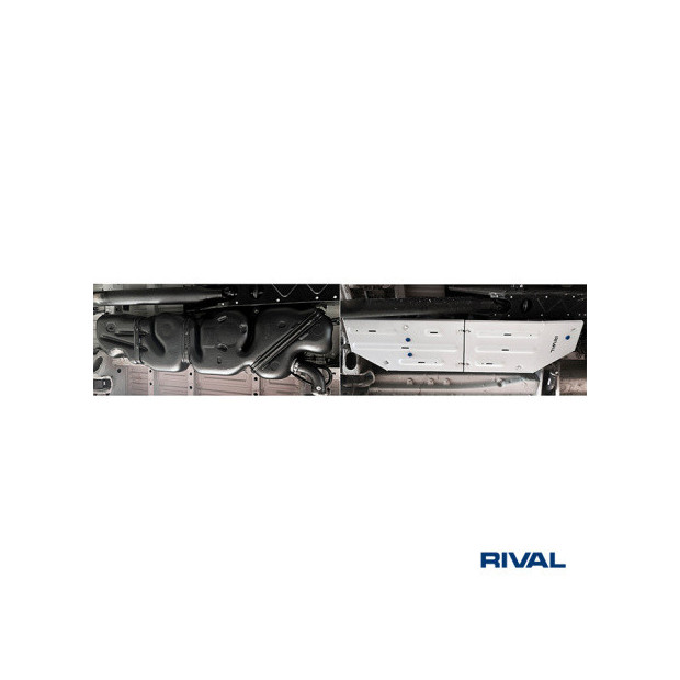 Protection réservoir carburant RIVAL 2333.3963.1.6 • Aluminium 6 mm 