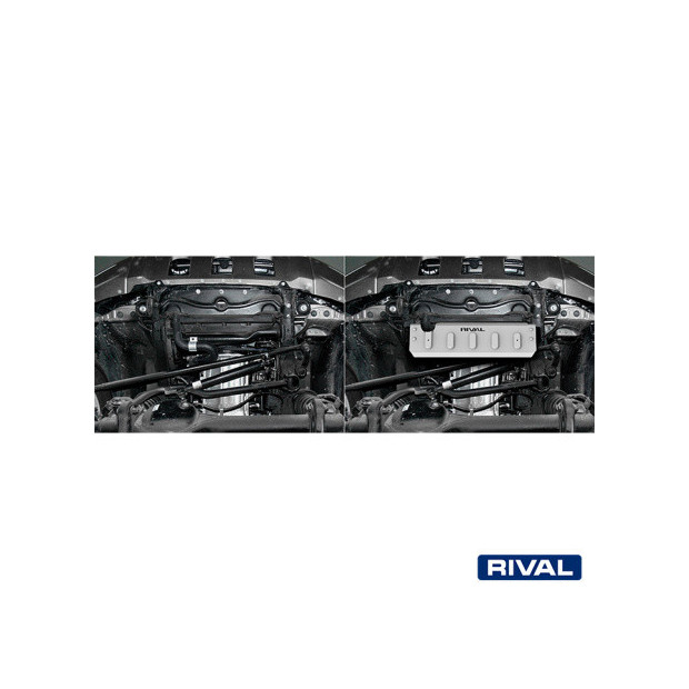 Protection de barre de direction RIVAL 2333.4171.2.6 • Aluminium 6 mm 