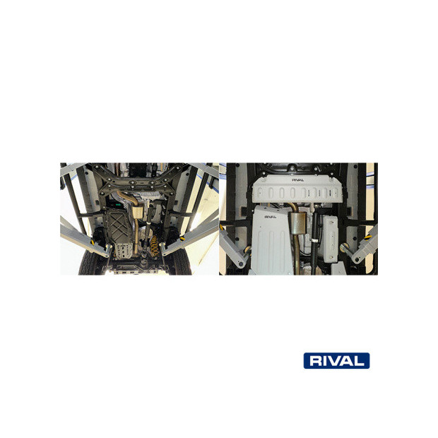 Protection boite de transfert RIVAL 2333.4502.2.6 • Aluminium 6 mm 