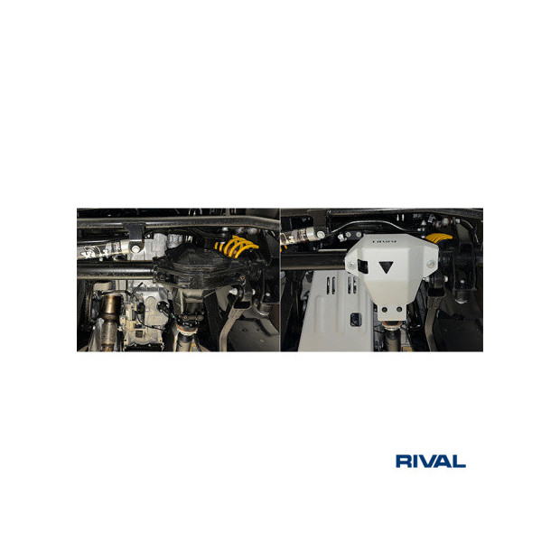 Protection de différentiel avant RIVAL 2333.4504.1.6 • Aluminium 6 mm 
