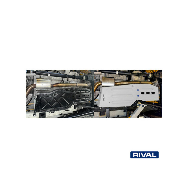 Protection réservoir carburant RIVAL 2333.4506.1.6 • Aluminium 6 mm 