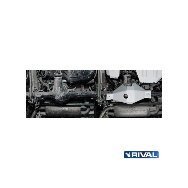 Protection de différentiel arrière RIVAL 2333.5523.2.6 • Aluminium 6 mm 