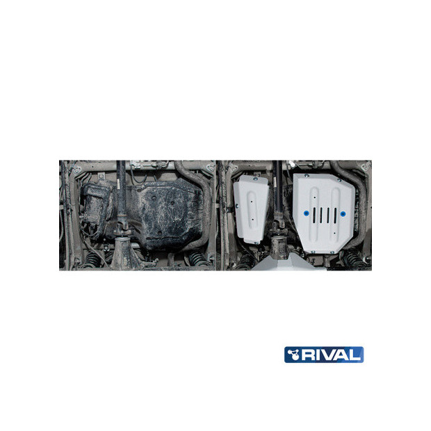 Protection réservoir carburant RIVAL 2333.5524.2.6 • Aluminium 6 mm 