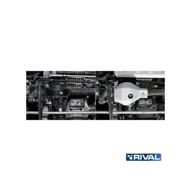 Protection de différentiel avant RIVAL 2333.5528.2.6 • Aluminium 6 mm 