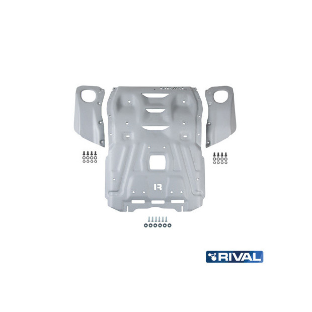 Protection radiateur + moteur RIVAL 2333.5710.2.6 • Aluminium 6 mm 