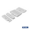 Pack de protections inférieures RIVAL 23333.4117.2.6 • Aluminium 6 mm • 4 pièces 