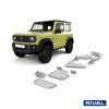 Pack de protections inférieures RIVAL 23333.5529.1.6 • Aluminium 6 mm • 7 pièces 
