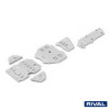 Pack de protections inférieures RIVAL 23333.9574.1.6 • Aluminium 6 mm • 5 pièces 