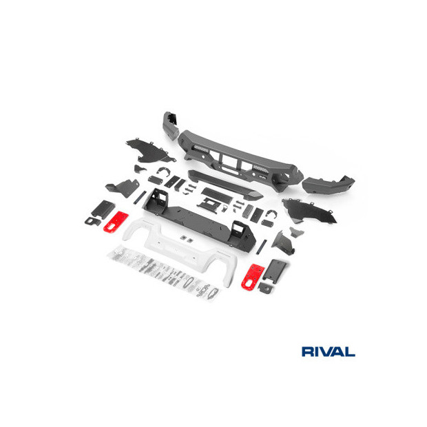 Pare-choc renforcé avant RIVAL 2D.1813.1-NL • Aluminium  