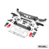 Pare-choc renforcé avant RIVAL 2D.1813.1 • Aluminium  
