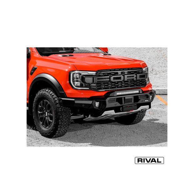 Pare-choc renforcé avant RIVAL 2D.1813.1 • Aluminium  