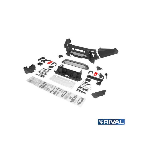 Pare-choc renforcé avant RIVAL 2D.5722.2-NL • Aluminium  
