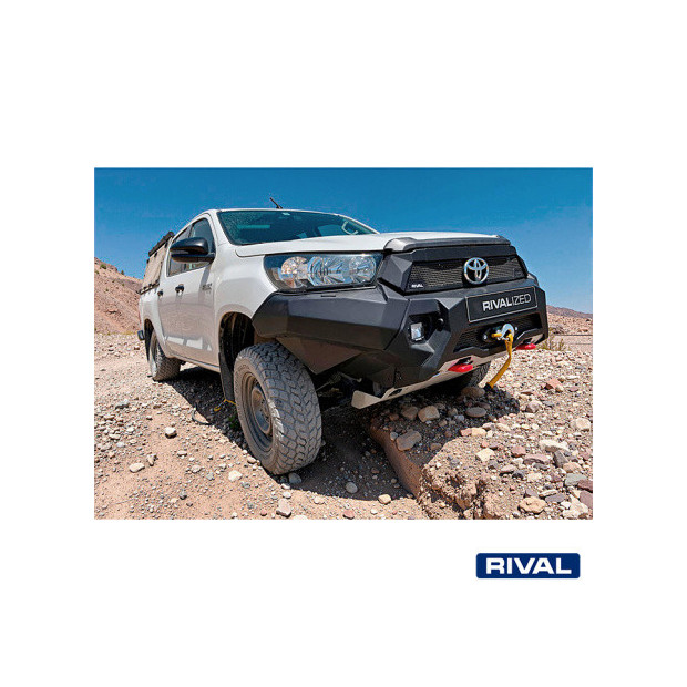 Pare-choc renforcé avant RIVAL 2D.5722.2 • Aluminium  