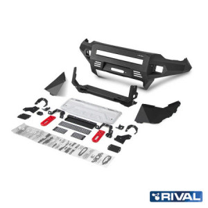 Pare-choc renforcé avant RIVAL 2D.9106.1 • Aluminium  