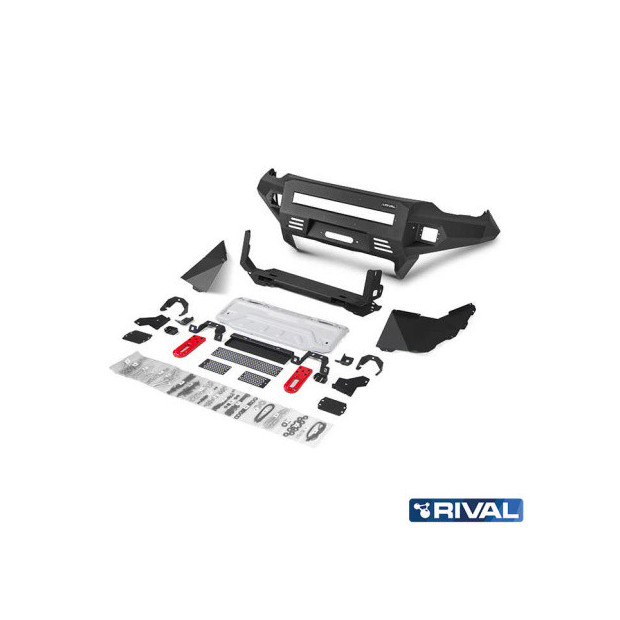 Pare-choc renforcé avant RIVAL 2D.9106.1 • Aluminium  