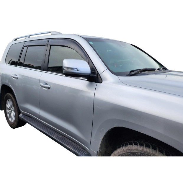 Jeu de 4 déflecteurs de vitre avant et arrière pour VDJ200 - montage collé