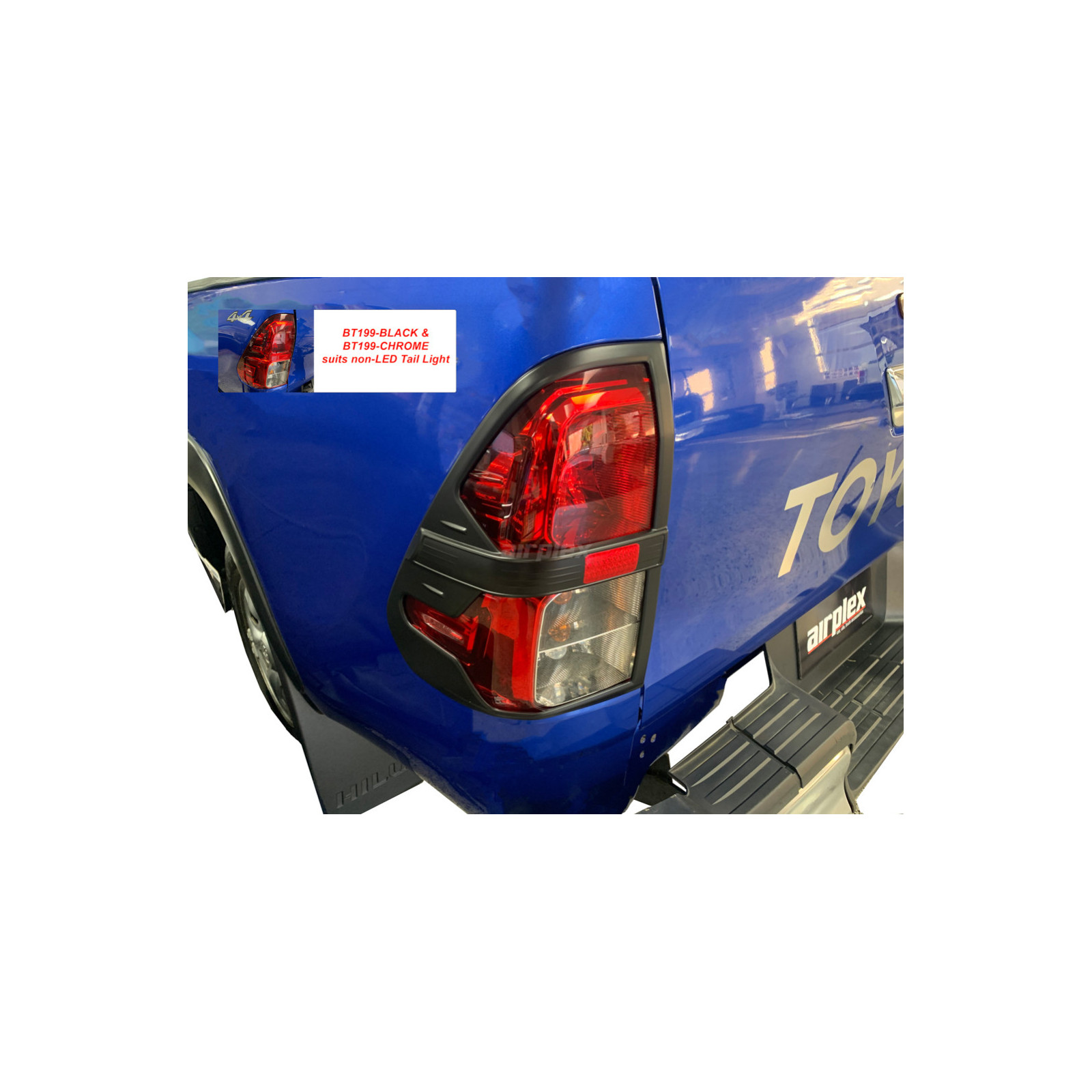 PROTECTION FEUX AR NOIR HILUX REVO