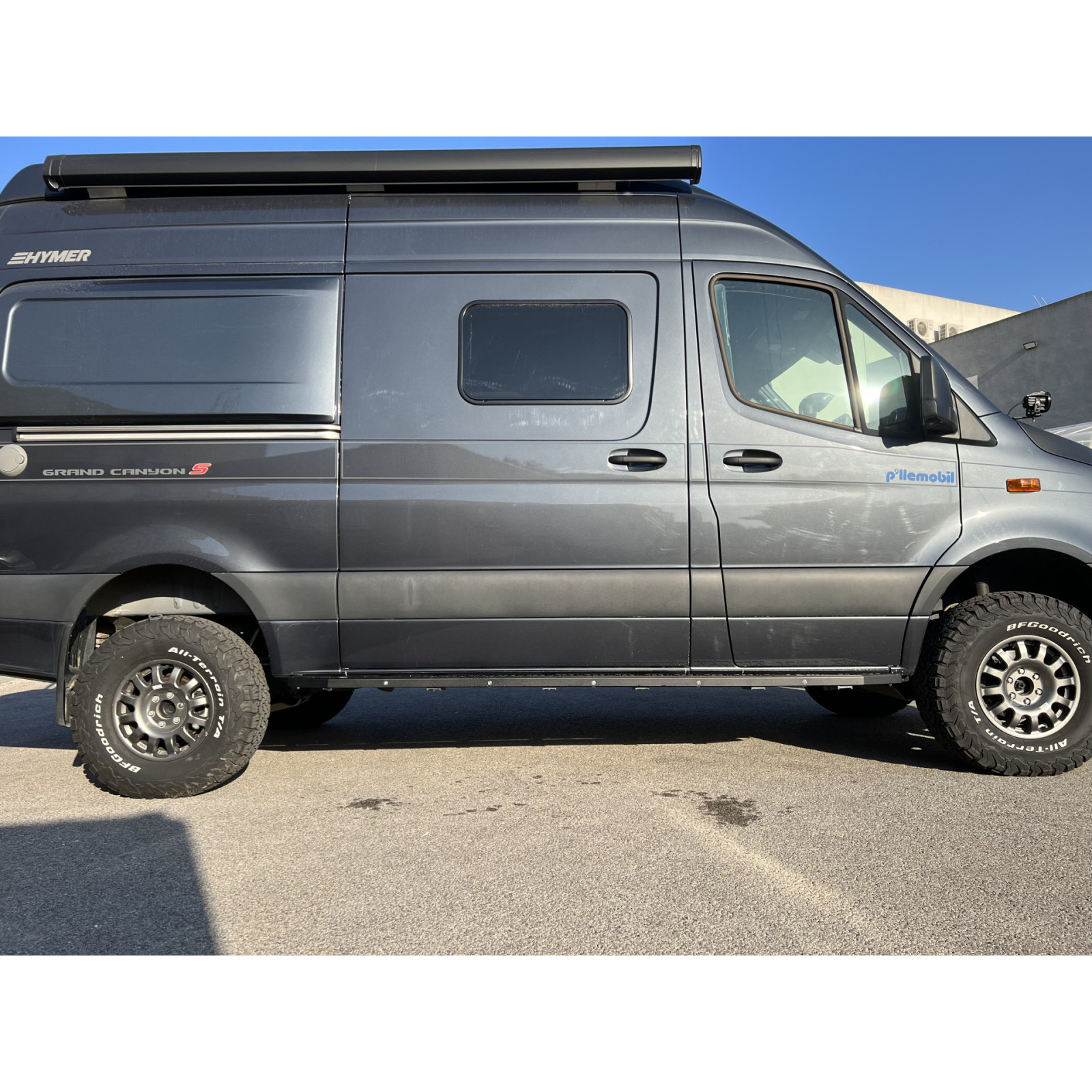 Jante aluminium Braid Fullrace grise 7x16 Mercedes Sprinter 4x4 W907 W906