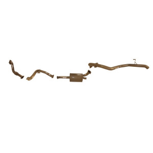 Ligne Inox 3" complète d'échappement après turbo King Brown pour Toyota Land Cruiser HDJ80