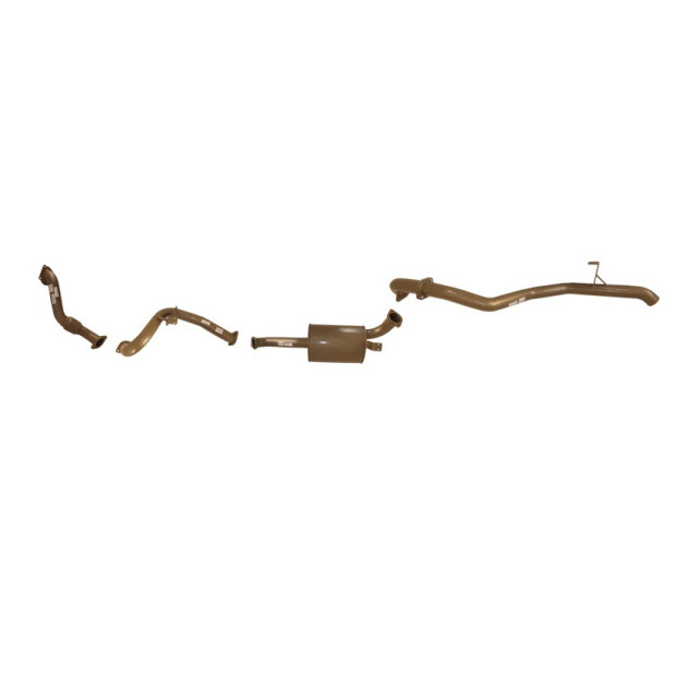 Ligne Inox 3" complète d'échappement après turbo King Brown pour Toyota Land Cruiser HDJ80