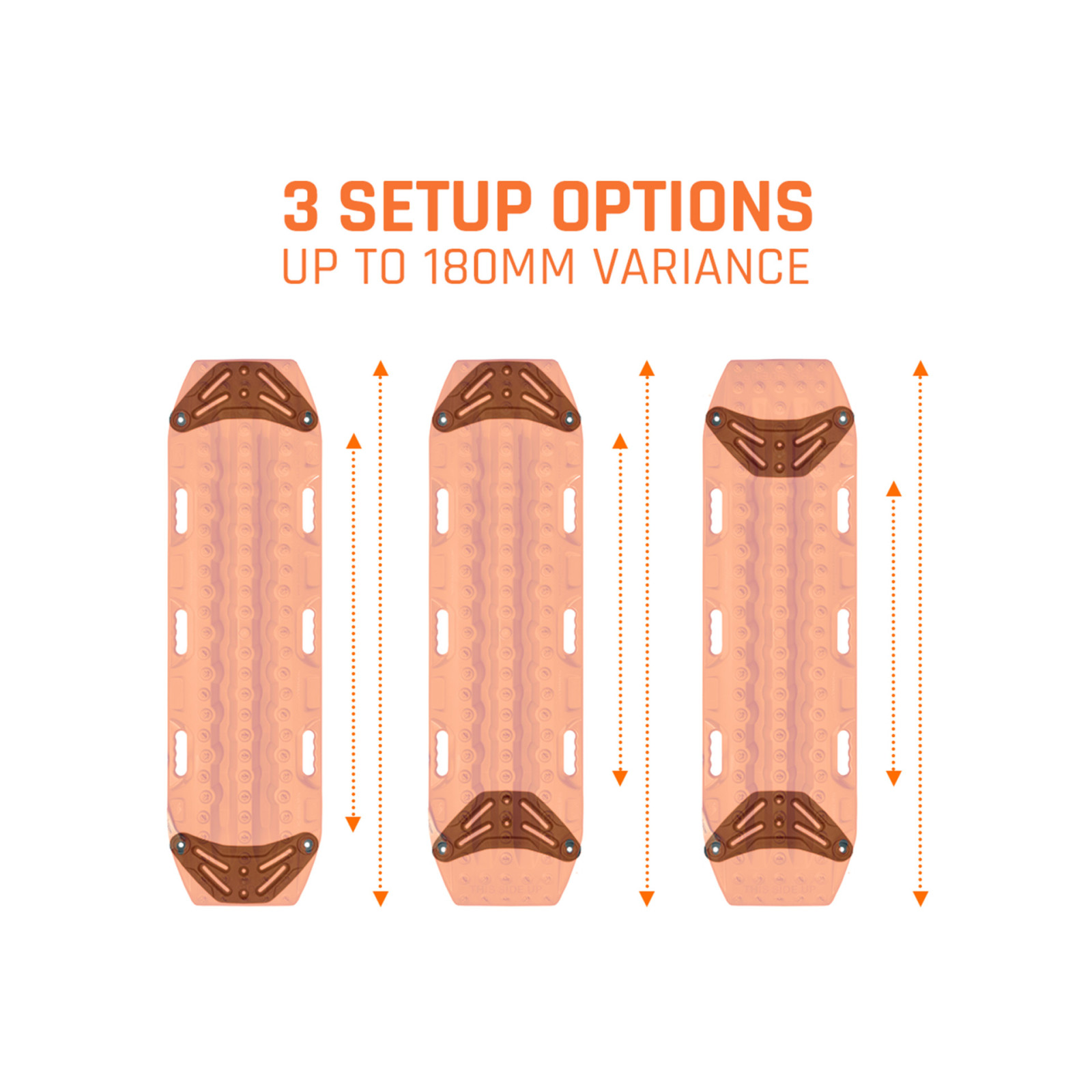 Supports plats de galerie pour Plaques à sable Maxtrax XTREME