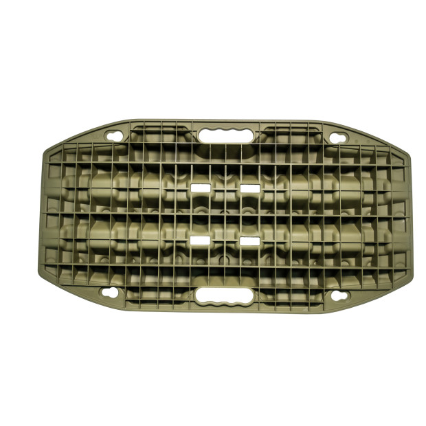 Plaque à sable Maxtrax Jaxbase vert olive - Maxtrax rigide pour appui de cric