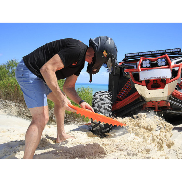 Plaques à sable Maxtrax Mini orange - La paire