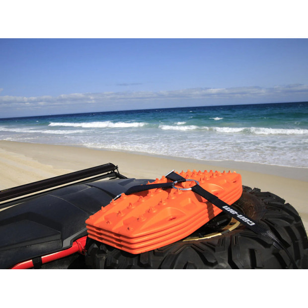 Plaques à sable Maxtrax Mini orange - La paire