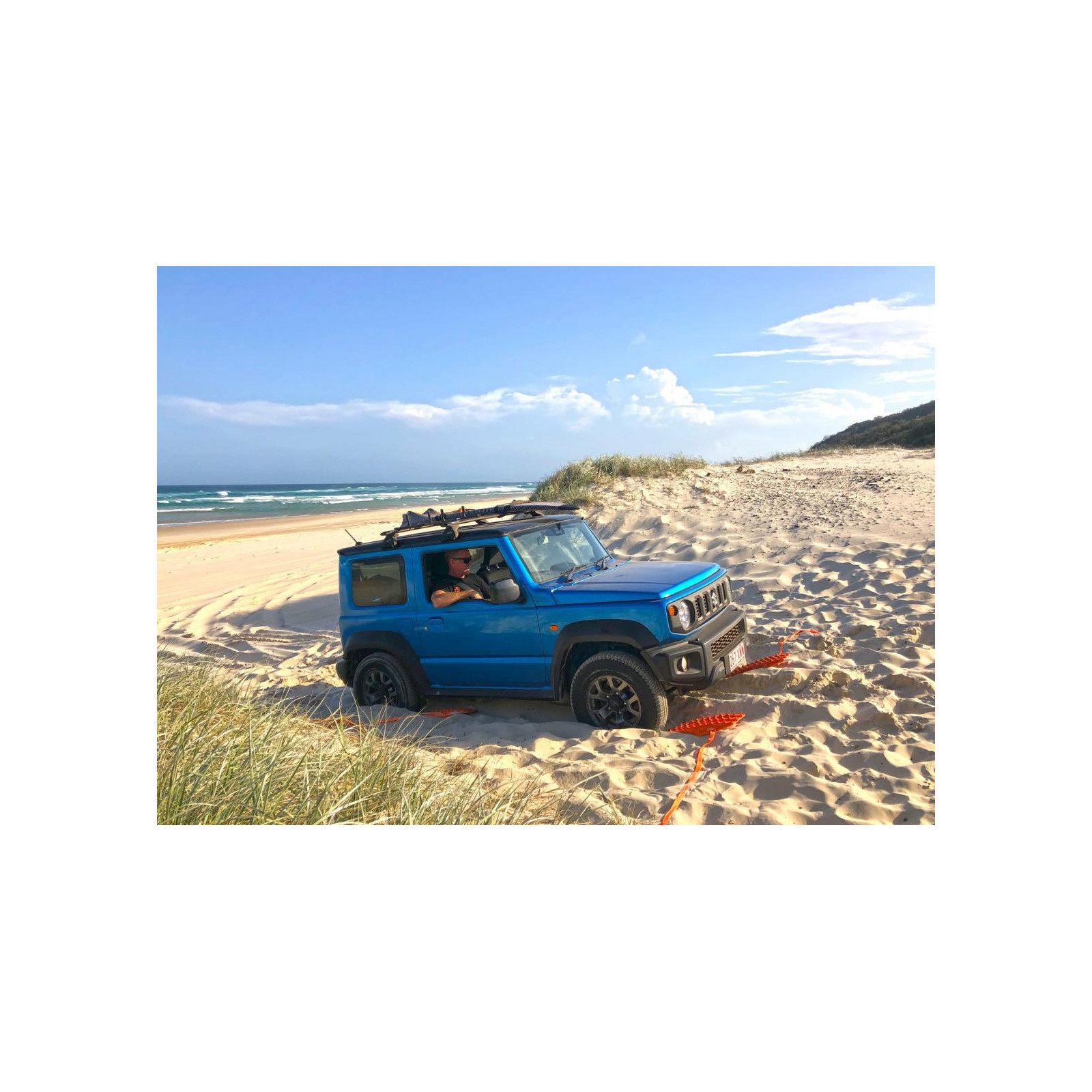 Plaques à sable Maxtrax Mini orange - La paire