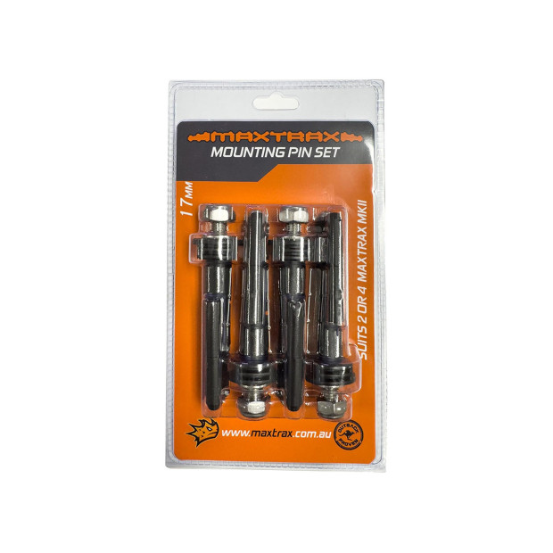 Fixation rapide Maxtrax MKII - Set de 4 pièces - Longueur filetage 17mm
