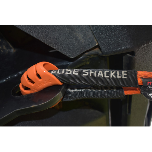 Protecteur caoutchouc orange de Manille Maxtrax Shackle shield - La paire