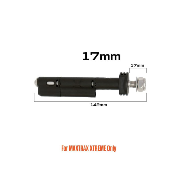 Fixation rapide Maxtrax Xtreme - Set de 4 pièces - Longueur filetage 17mm
