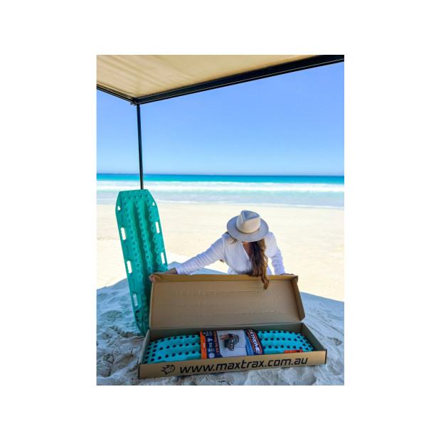 Plaques à sable Maxtrax XTREME turquoise - La paire