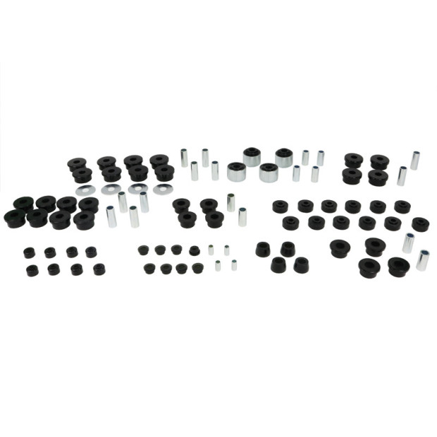 Kit complet silent blocs pont avant et arrière pour HDJ80 - avec excentriques pont avant