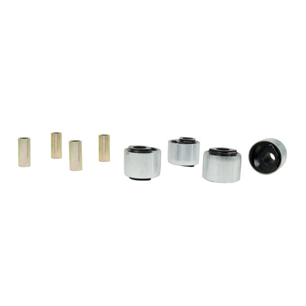 Kit de 4 silent blocs excentriques 2.5° polyuréthane souple HDJ80 KZJ70 HZJ78 Patrol GR Y60 Y61