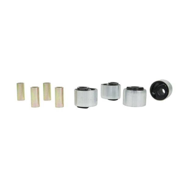 Kit de 4 silent blocs excentriques 2.5° polyuréthane souple HDJ80 KZJ70 HZJ78 Patrol GR Y60 Y61
