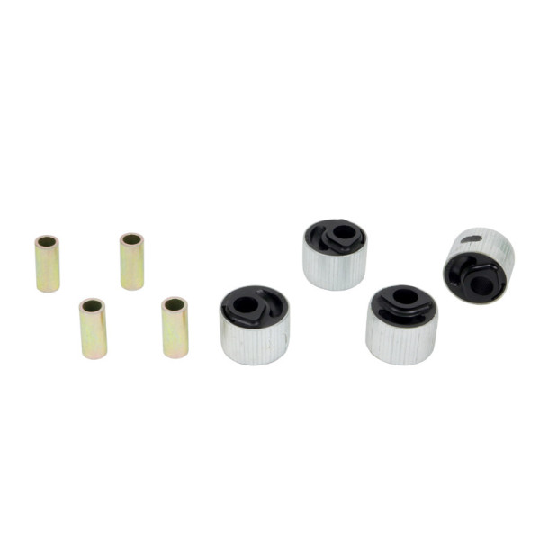 Kit de 4 silent blocs excentriques 2.5° polyuréthane souple HDJ80 KZJ70 HZJ78 Patrol GR Y60 Y61