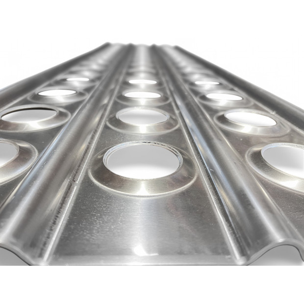 Plaques à sable en aluminium brut 150x44.4cm Outback Import - la paire