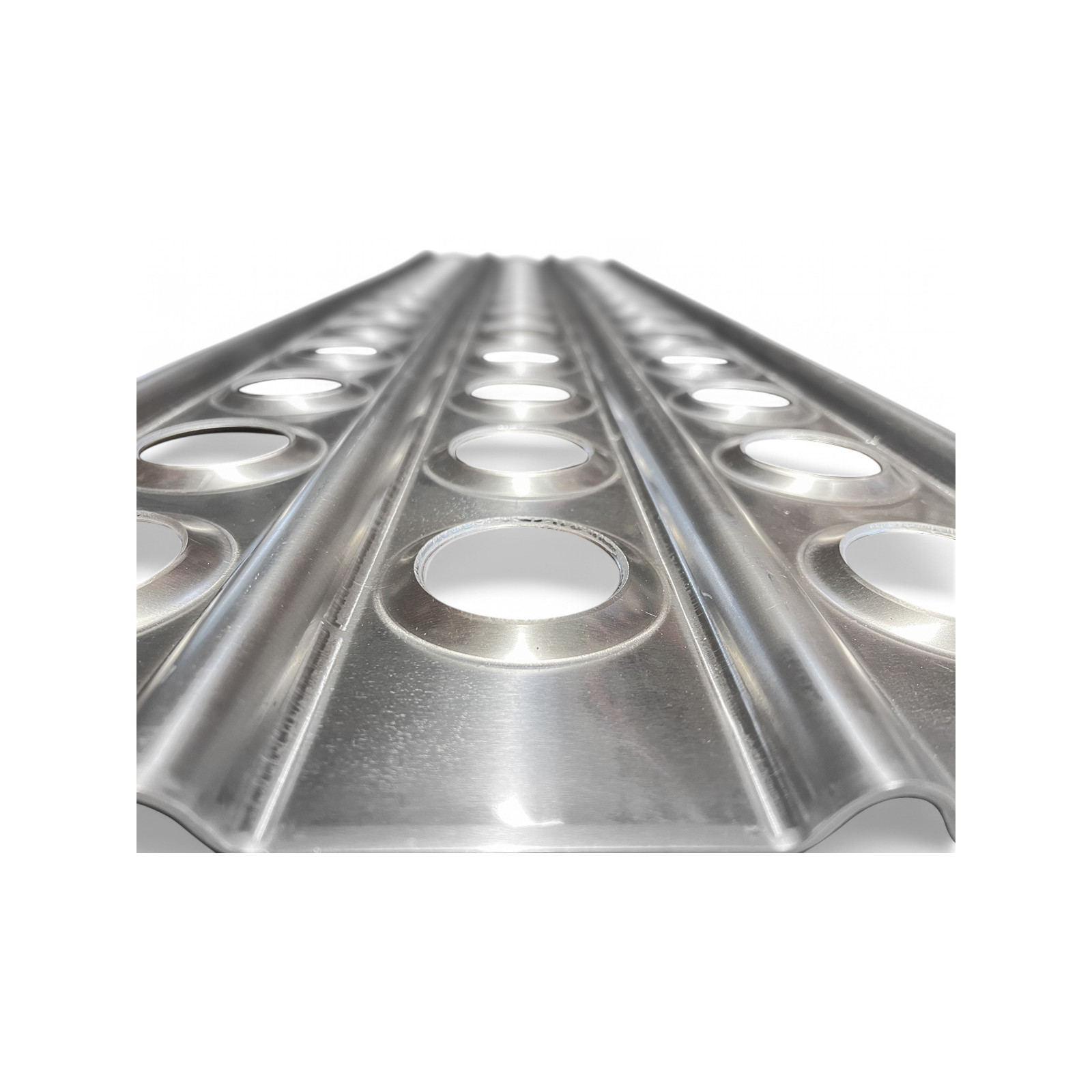Plaques à sable en aluminium brut 150x44.4cm Outback Import - la paire