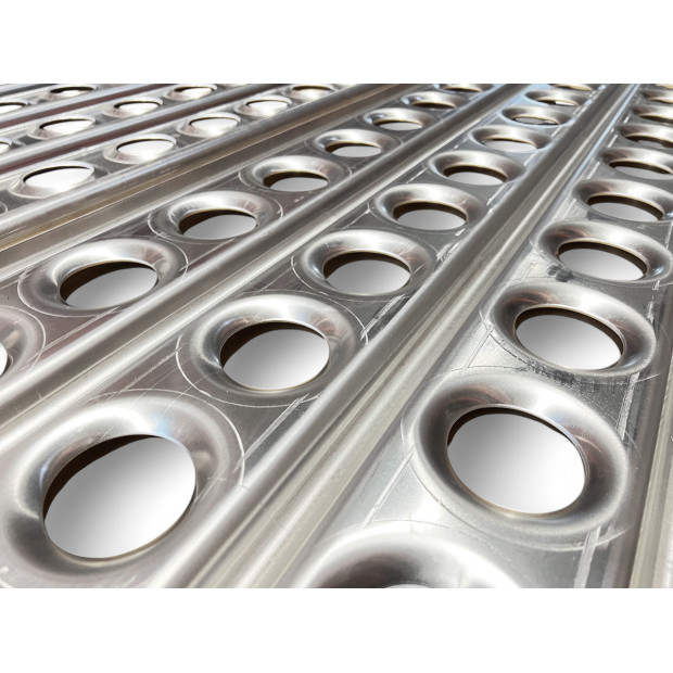 Plaques à sable en aluminium brut 150x44.4cm Outback Import - la paire