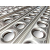 Plaques à sable en aluminium brut 150x44.4cm Outback Import - la paire