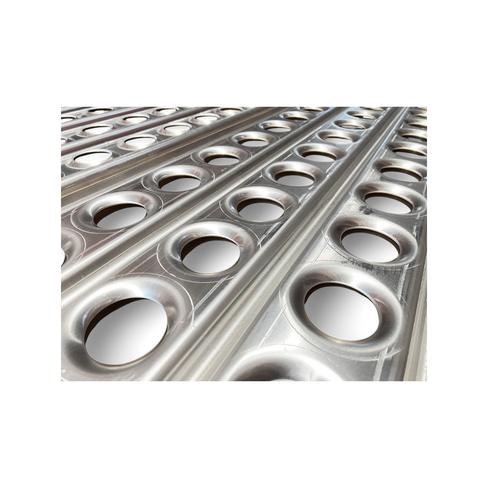 Plaques à sable en aluminium brut 150x44.4cm Outback Import - la paire
