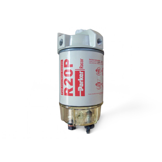 Préfiltre Racor Série 200 230R avec séparateur d'eau - débit 114L-h - Filtration 30 microns