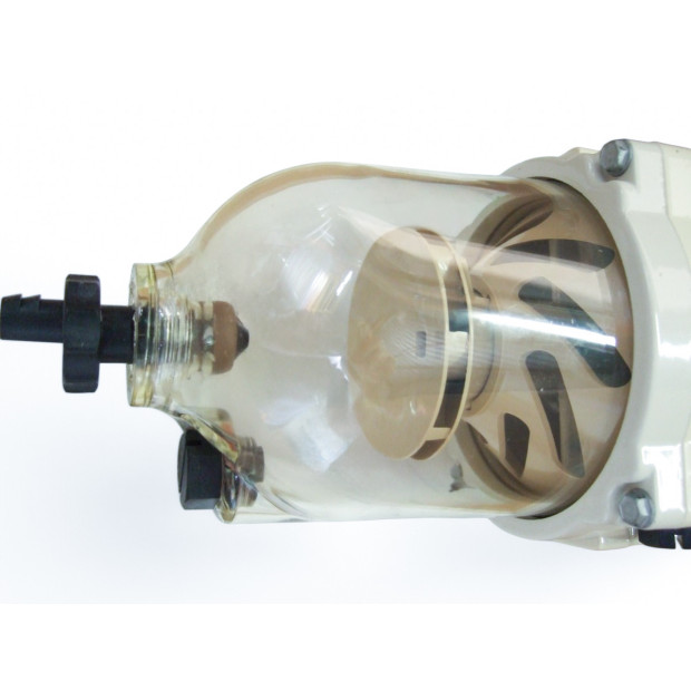 Préfiltre Racor Série 500 500FG avec séparateur d'eau - débit 227L-h - Filtration 30 microns