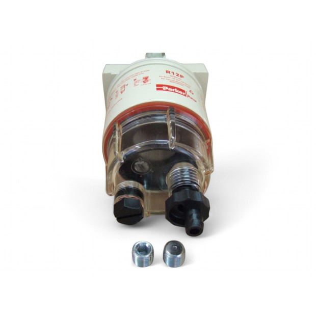 Préfiltre Racor Série 100 120R avec séparateur d'eau - débit 57L-h - Filtration 30 microns