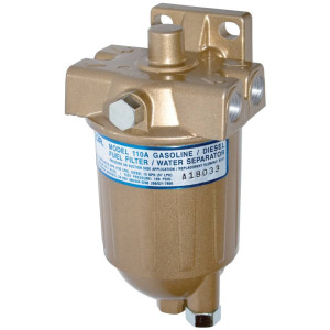 Préfiltre Racor RA110 avec séparateur d'eau - Débit 57L-h - Filtration 10 microns