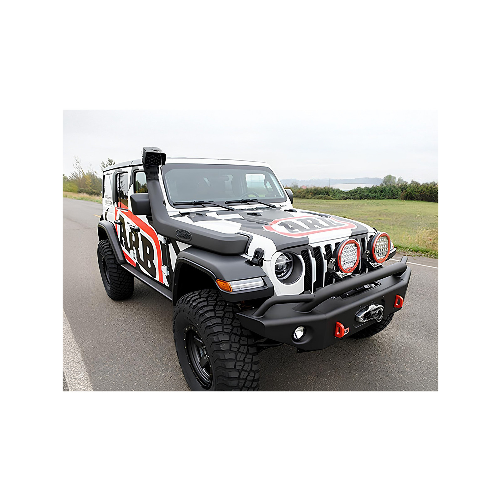 Snorkel Safari Jeep Wrangler JL et Gladiator 2 0L Turbo - 2 2 Multijet - 3 6L V6 Pentastar