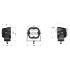 PHARE LED LAZER UTILITY-80 Gen2 NOIR - FIXATION WIDE